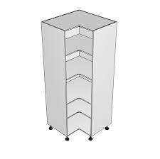 Homcom 72 traditional colonial kitchen pantry cabinet with 2 large storage areas, drawer, and adjustable shelves, white. Carcass Only Pantry Cabinet Open Corner