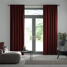 Matte velvet plush soft touch ring top eyelet pair curtains lined heavy fabric by sw living. Red Velvet Curtains Beautiful Shades Of Burgundy Curtains 2go