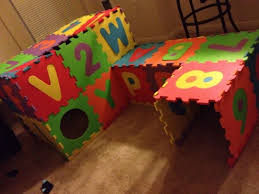 Make A Tunnel With The Interlocking Foam Floor Mat Baby Boy Toys Kids Playroom Kids And Parenting