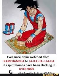 Dragon ball saison 1 en détails : Ever Since Goku Switched From Kamehameha To La Ila Ha Illa Ha His Spirit Bombs Have Been Clocking In Over 9000 Ifunny Funny Dragon Goku Black Panther Art