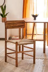 Simple Wooden Chair But Not Simple Material Overlay Makes This Chair Unique Wooden Dining Room Chairs Cheap Dining Room Chairs Cheap Dining Chairs