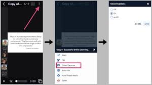 When you post your video to social media, you upload both the video file and an srt file together. Closed Captions Voicethread