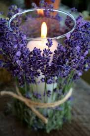 Lavendar Candle Idee Decoration Mariage Decoration Mariage Diy Decoration Table Mariage