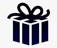 A present or gift in a box tied with a bow, as given on a birthday or christmas. Gift Vector Icon Blue Gift Icon Png Free Transparent Clipart Clipartkey