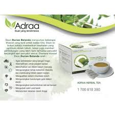 Teh Herba Daun Durian Belanda 100 Original Shopee Malaysia