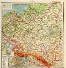 It shares its borders with germany to the west, the czech republic and slovakia to the south, ukraine, belarus. Poland 1938 Map Poland Map Poland History Fantasy Map