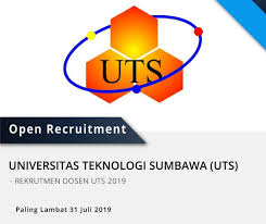 Kirim loker terbaru ke emailmu. Lowongan Kerja Universitas Teknologi Sumbawa Teknik Industri Psikologi Universitas