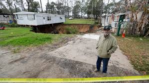 sinkhole opens at florida mobile home