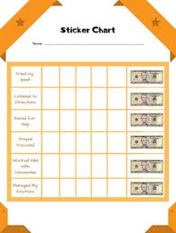 Classroom Behavior Sticker Chart By Deryn Susman Tpt