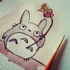 My Neighbor Totoro Drawing Cute Studio Ghibli Totoro Studio Ghibli Ghibli
