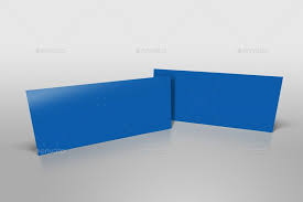Mock Up 9x4 Iso Din Long Flyer Mockup Mockup Flyer