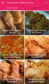 Cocok untuk makanan lagi santai. Resep Ayam Goreng Tepung Para Android Apk Baixar