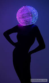 Led Helmet Screen In White Colour Light Solutions Etere By Etereshop Color Light Colors Led