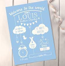 See more ideas about baby presents, birth gift, gifts. Personalised New Baby Birth Print Birth Prints New Baby Products Baby Announcement Cards