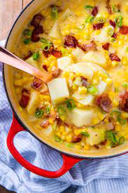 Cheesy Cowboy Chowder Recipe Chowder Recipes Food Dinner