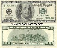 Use these images to quickly print coloring pages. U S Currency United States Of America 100 Dollars 2003 United States Currency 100 Dollar Bill Dollar Money Dollar Bill