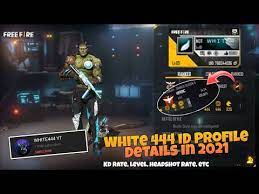 Garena announces free fire tournaments to take place. White 444 Id Profile Details In 2021 White 444 Kd Rate Headshot Rate Etc Garena Free Fire Youtube