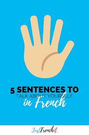 Talking About Yourself In French Just French It Learn French French Vocabulary French Words
