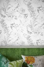 Designers Guild Sibylla Wallpaper Wallpaper Bathroom Wallpaper Birds Designers Guild