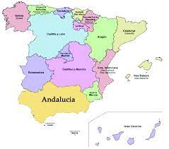 Het land vormt samen met portugal het iberisch schiereiland. Heloohaloo 70 Uniek Kaart Spanje Regio S