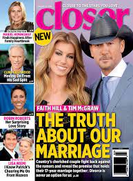 Faith Hill Tim Mcgraw Divorce Is Not An Option See The New Closer Weekly Cover Here Faith Hill Tim Mcgraw Faith