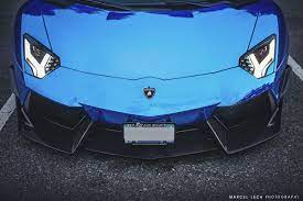 Chrome Blue Lamborghini Aventador Front Details Gallery Blue Lamborghini Lamborghini Aventador Lamborghini