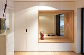 Garderoben sets empfang mit stil otto. Eingangsbereich Mit Kombiniertem Garderoben Sitzmobel Contemporary Entry Frankfurt By Kleebach Schmitt Bergmann Architekten Houzz