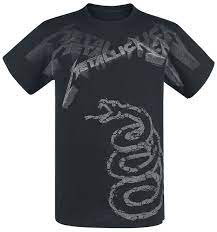 Metallica — metallica (black album) (1991). Black Album Faded Metallica T Shirt Emp