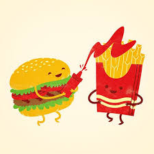 Tumblr Hamburguesas Dibujos Papas Fritas Dibujo Imagenes De Hamburguesas