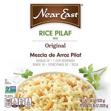 Preheat oven to 375 degrees. Near East Pilaf Rice Mix