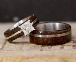 One Love One Heart One Destiny Bob Marley Custom Wedding Ring Set Walnu Wooden Wedding Rings Sets Wood Wedding Ring Women Wood Wedding Rings Set