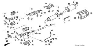 18307 Sna A01 Genuine Honda Muffler Exhuast