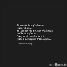 On september 30, 2017, as the regular season was winding down, the detroit tigers were playing the minnesota twins in minneapolis. Best Jackofalltrades Quotes Status Shayari Poetry Thoughts Yourquote