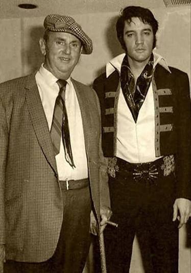 Colonel Tom Parker and Elvis Presley