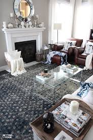 If you would like to be notified with updates on the status of this item, you can enter your email address into the field provided on the product's page. New Indigo Blue Rugs In Our Living Room And Kitchen Setting For Four