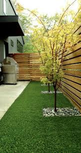 Easy And Clean A New Fresh Look To The Outdoor Small Backyard Landscaping Backyard Backyard Fences