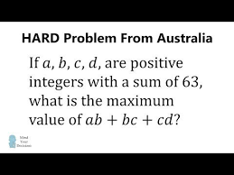 Solving An Incredibly Hard Problem For 15 Year Olds Youtube Math Genius Math Questions Maths Puzzles