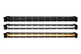 Race Sport Lighting Lopro Ultra Slim Led Light Bar 5 Watt Amber Marker And 30 Watt Running Light Function 8 Inch Rslp8