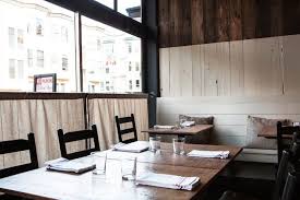 Raise High The Roofbeam Rich Table In Sf Remodelista Restaurant Interior Table Interior