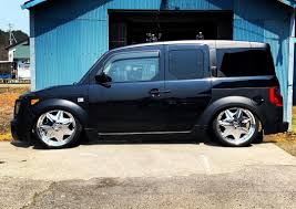 shoichi endo on instagram やってみた 超車高調 ホンダエレメント hondaelement slammed work 1週間前まで マッドタイヤ こーゆーのも honda element honda ridgeline custom honda ridgeline