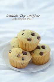 Try with unsweetened almond breeze! Chocolate Chip Muffins Recipe Made With Almond Milk The Chic Life