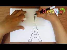 how to draw the eiffel tower youtube eiffel tower drawing easy eiffel tower drawing eiffel tower