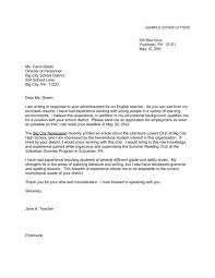 Sample Cover Letter Student Affairs