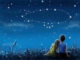 Night sky anime couple background : Blue Cartoon And Couple Image Good Night Images 3d For Facebook 900x675 Wallpaper Teahub Io