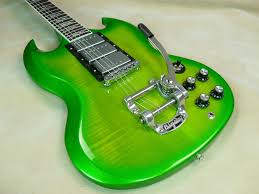 2013 Gibson Sg Deluxe Electric Guitar Lime Burst Beginner Electric Guitar Guitar Music Guitar