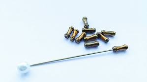 10 Piece Pin End Caps Scarf Hat Brooch Stock Stick Pin End Etsy Hat Brooch Stick Pins Scarf Hat