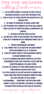 Tips For Incoming College Freshmen Freshman College Freshman Year College Scholarships For College