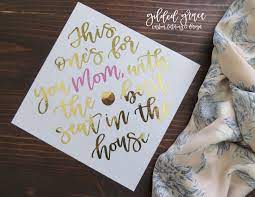 This One S For You Mom Graduation Cap Lettering Decoration Grad Decor Custom Personalized Mom Graduation Cap Graduation Cap Graduation Cap Decoration