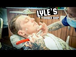 💈 Traditional Hot Towel Shave At Lyle's Barber Shop