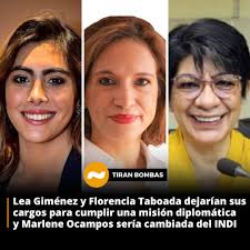 TiranBombas💣| ¿Se vienen más movidas en el Gabinete de Peña? 🧐Lea Giménez  y Florencia Taboada dejarían sus cargos para cumplir una misión diplomática  (¿por EEUU?), según trascendidos. 🧐Mientras que Marlene Ocampos sería